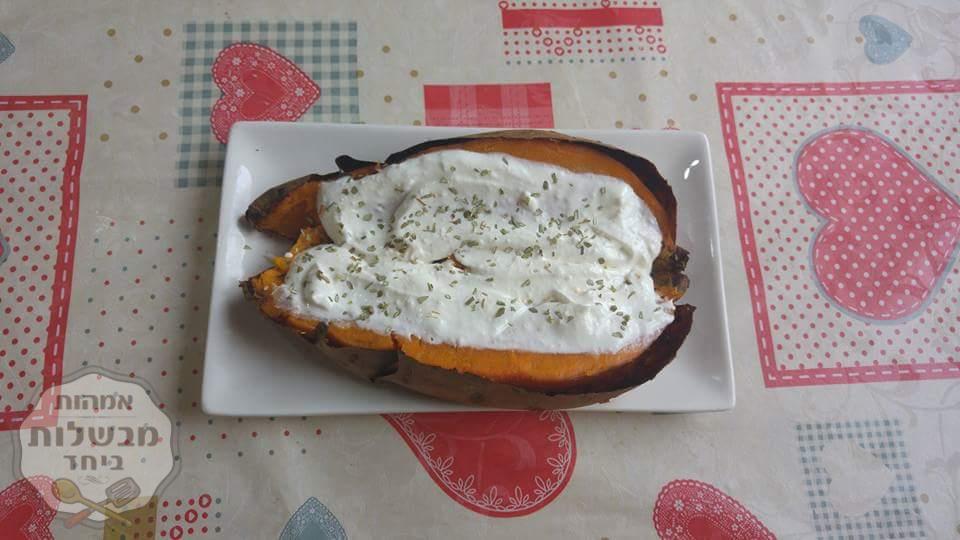 בטטה עם שמנת