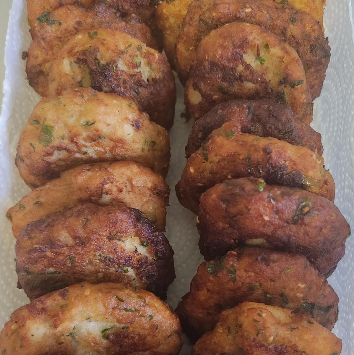 לביהות תפוחי אדמה
 וירק מטוגנות
