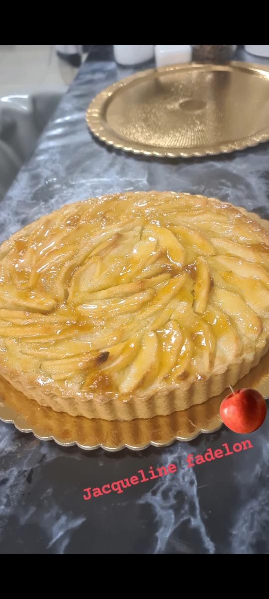 פאי תפוחים🍎🍎🍎🍎 עם קרם שקדים פרווה