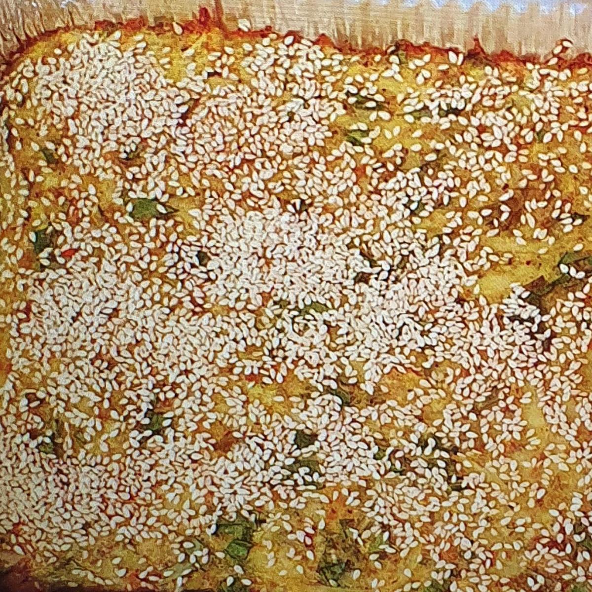 פשטידת תרד ותפוח אדמה