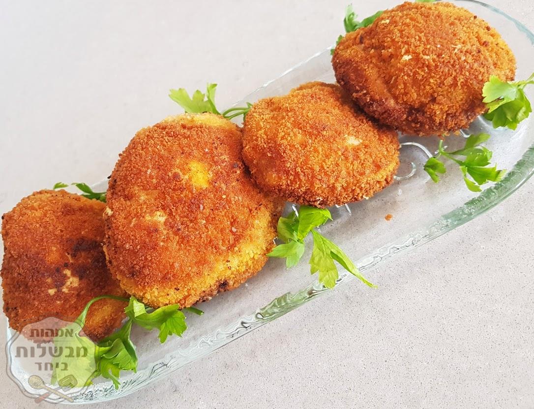 פטריות שמפיניון במילוי גבינות