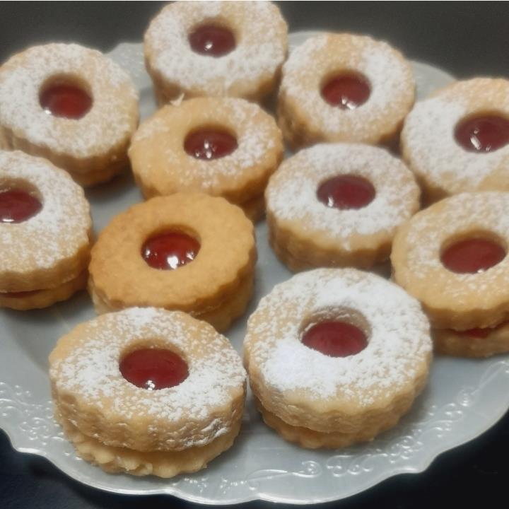 עוגיות ריבה פריכות