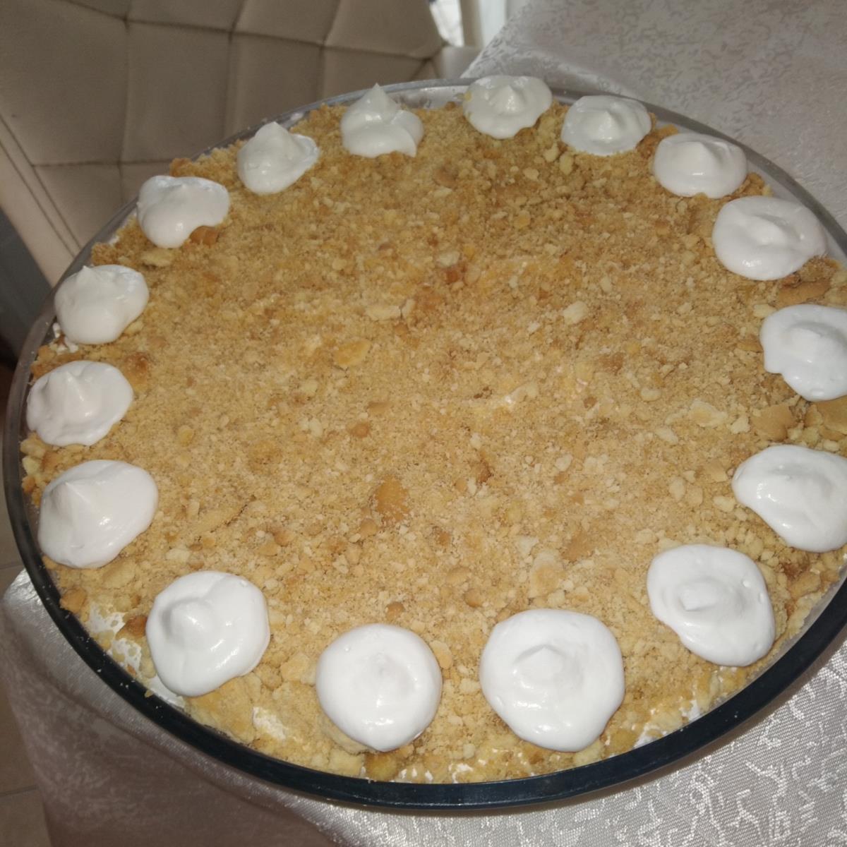עוגת גבינה פירורים 