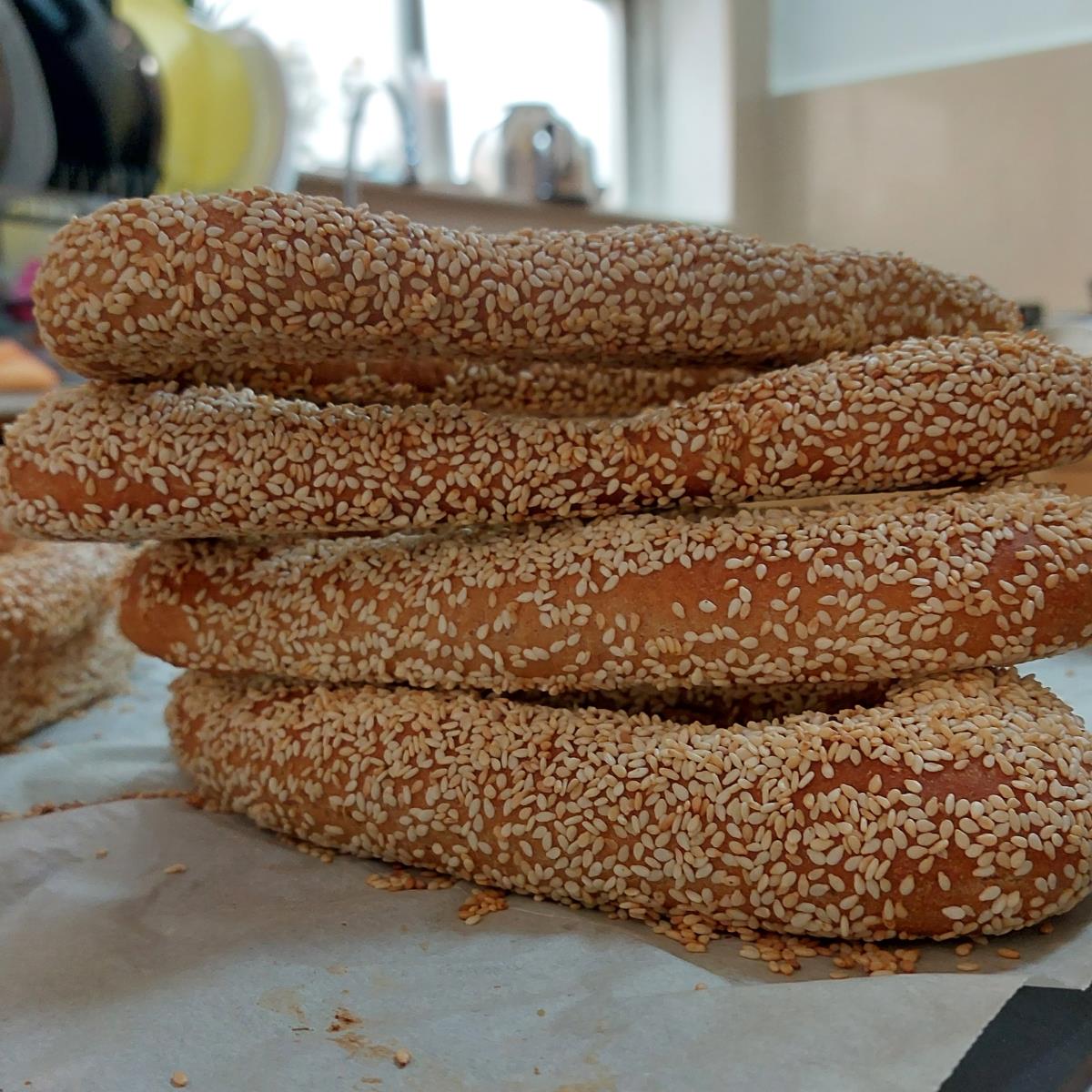 בייגלה ירושלמי מקמח כוסמין מלא 