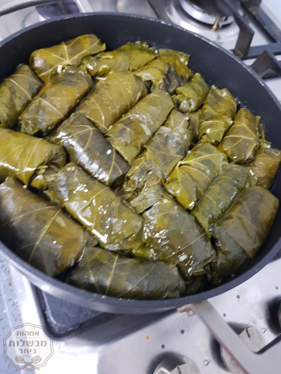 עלי גפן עם אורז