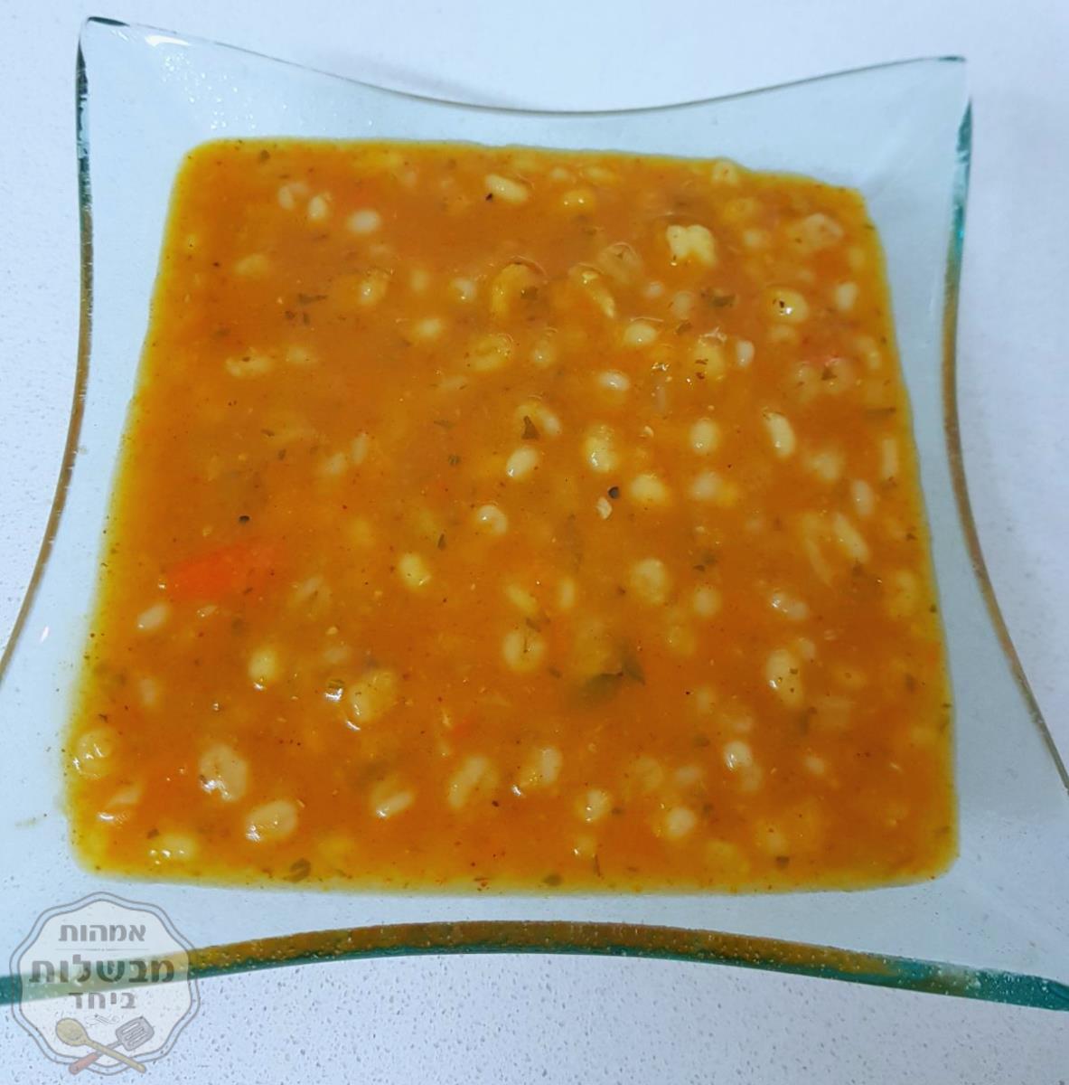 מרק גריסי פנינה אדום אדום