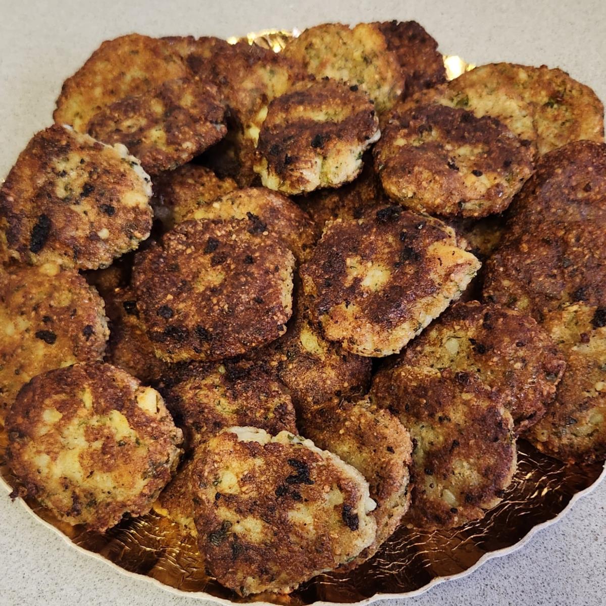 לביבות תפוחי אדמה  מטוגנות