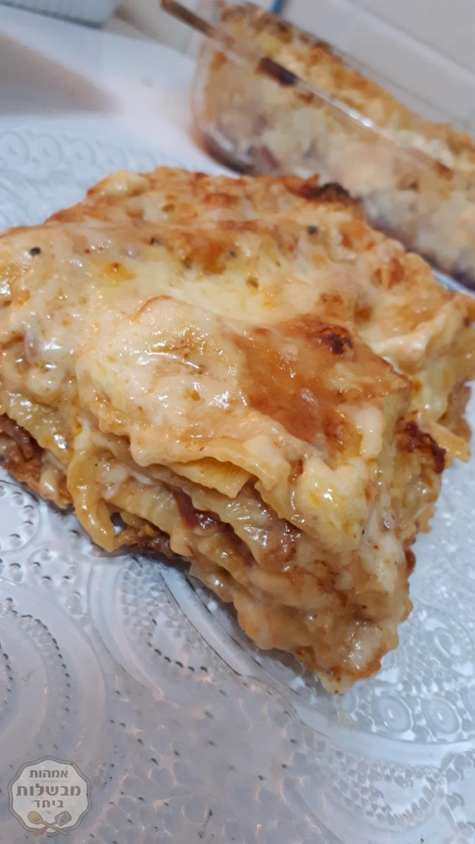 לזניה מטריפה עם גבינות ורוטב עגבניות משגע😍