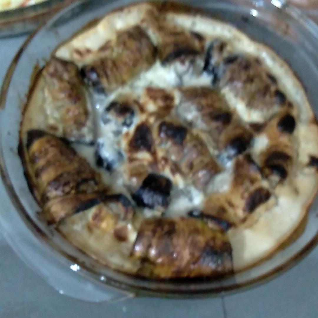 חציל ממולא גבינת שמנת