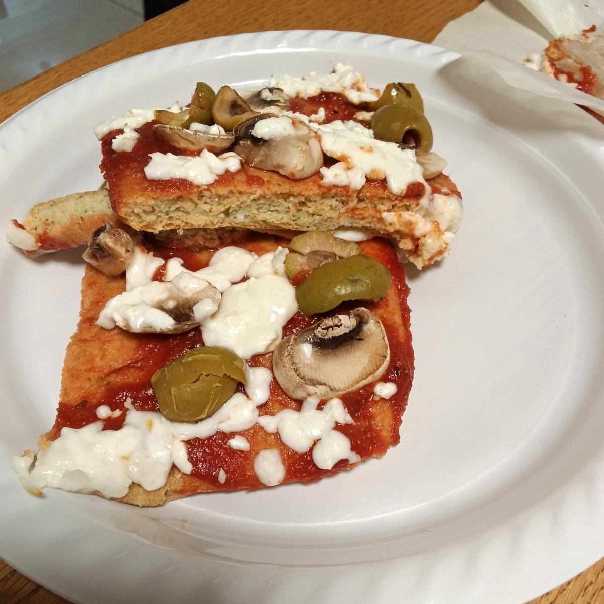 פיצה מבצק שיבולת שועל