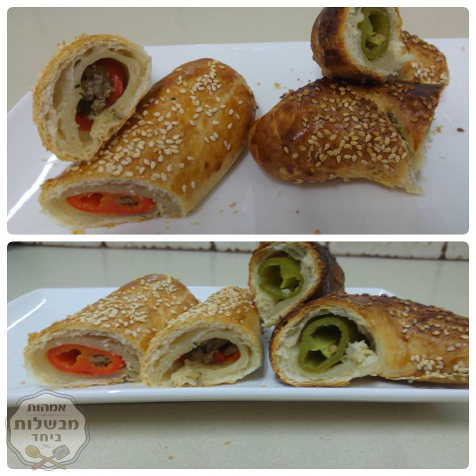 פלפל חריף ממולא ועטוף בצק עלים