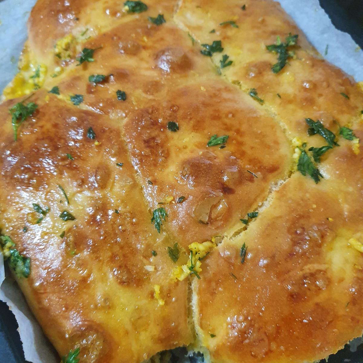 פוקצ'ת שום (מתכון לחמניות שום מלי מאירוב)