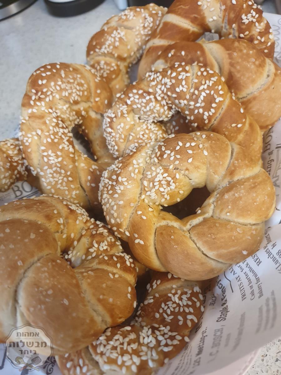 בייגלה מקמח כוסמין לבן 