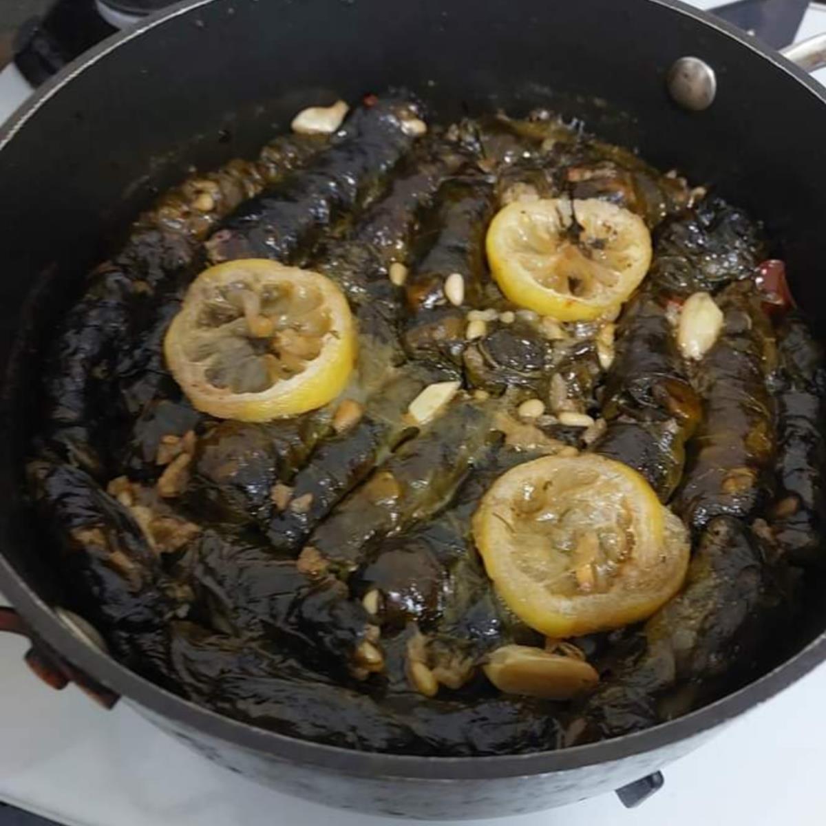 מנגולד ממולא בסגנון טורקי