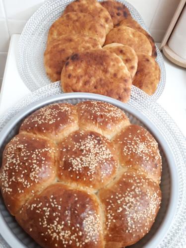 פיתות פרנה ולחמניות רכות רכות😍