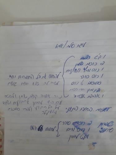 עוגת סולת אמא