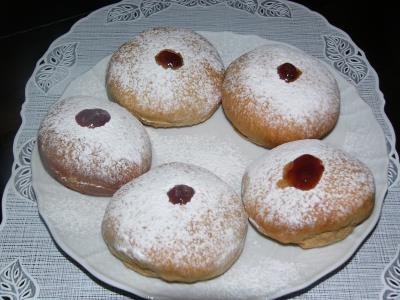 סופגניות אפויות מקמח כוסמין