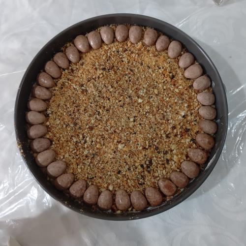 עוגת שמנת פירורים