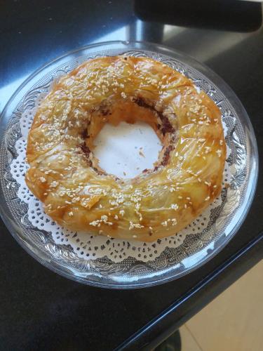 עוגת פילו ובשר טחון