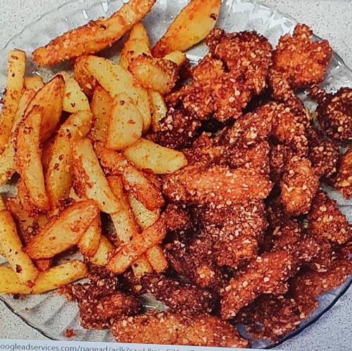שניצלוני הודו/תפו'א מצופים מטוגנים