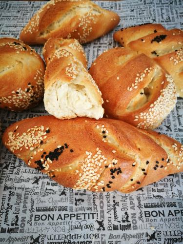 לחמניות עם בצק מקדים 