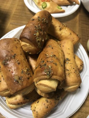 לחמניות שום / בצל 