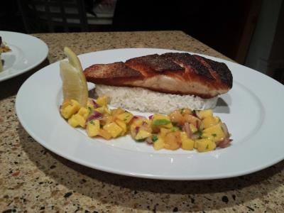 דג סלומון פראי וקריספי… Wild Salmon