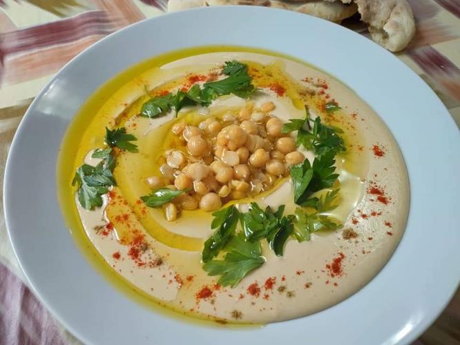 סלט חומוס ביתי