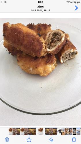 חזה עוף ממולא בכבדי עוף