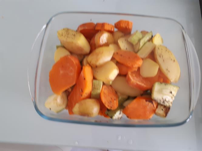ירקות בתנור🍆🥕...