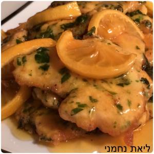 חזה עוף ברוטב ל...