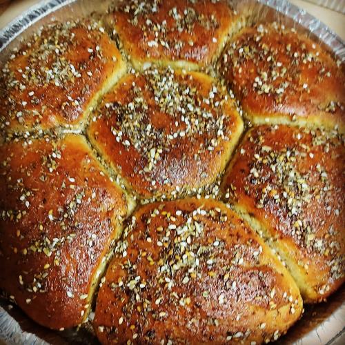 לחם / לחמניות שום עם עשבי תיבול