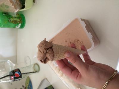 גלידת שוקולד מילקה