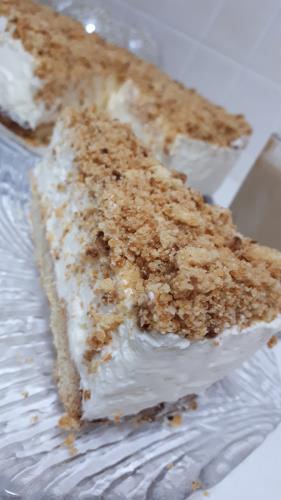 עוגת גבינה פירורים משגעת😍😍