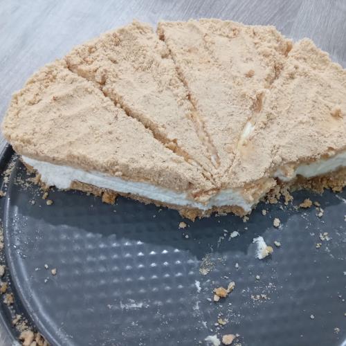 עוגת גבינה פירורים מושלמת ללא אפיה