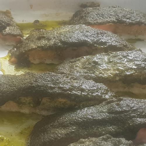 סלמון בפסטו