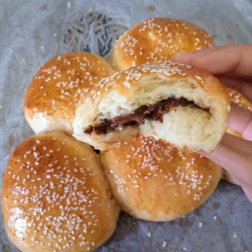 לחמניות מתוקות במילוי שוקולד😋
