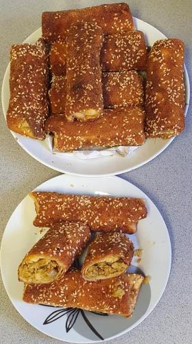 טורטיות מטוגנות במילוי הודו טחון ובצל