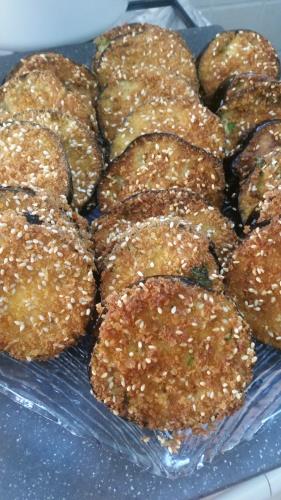 חצילים מטוגנים בציפוי קראנצ'י