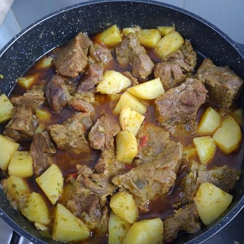 בשר אסאדו עם תפח''א