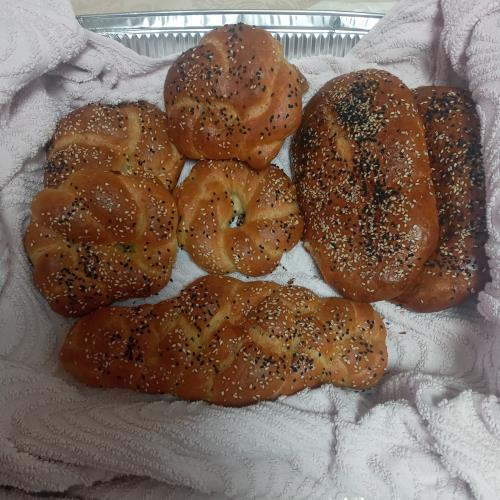 לחמניות משולבות של קמח כוסמין ולבן