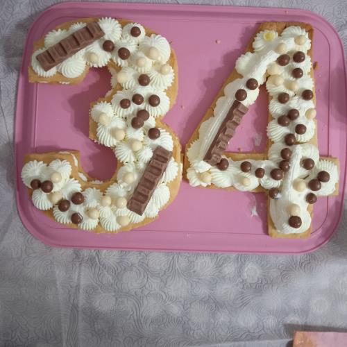 עוגת מספרים 