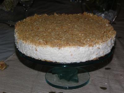 עוגת גבינה פירורים