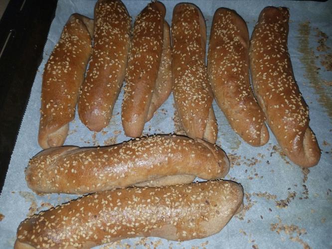 לחמניות 100% חיטה מלאה