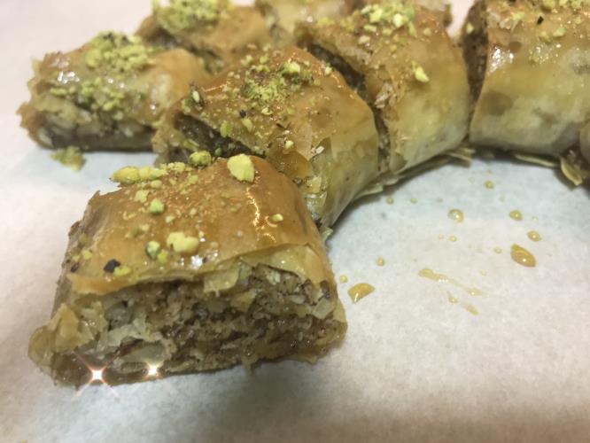 בקלאווה אגוזים מושלמת