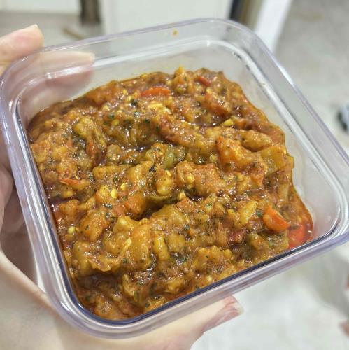 סלט חצילים חריף ממכר!