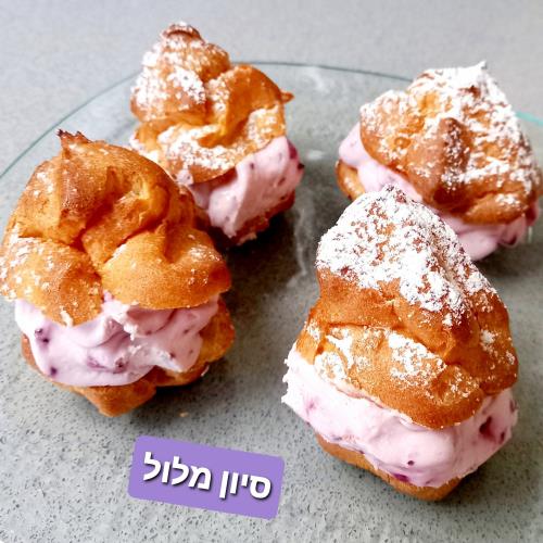 פחזניות עם קרם פירות יער שילוב מנצח