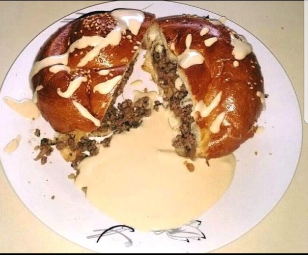 לחמניות ממולאות בבשר ופיטריות
