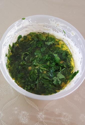 סלט חצילים בטחינה