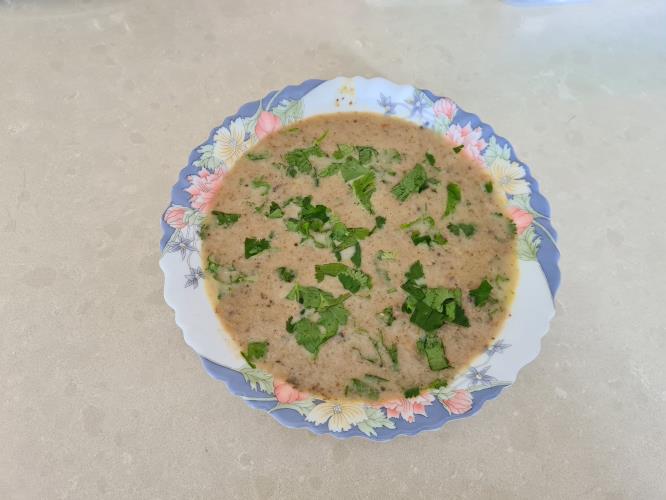 מרק ערמונים ופטריות